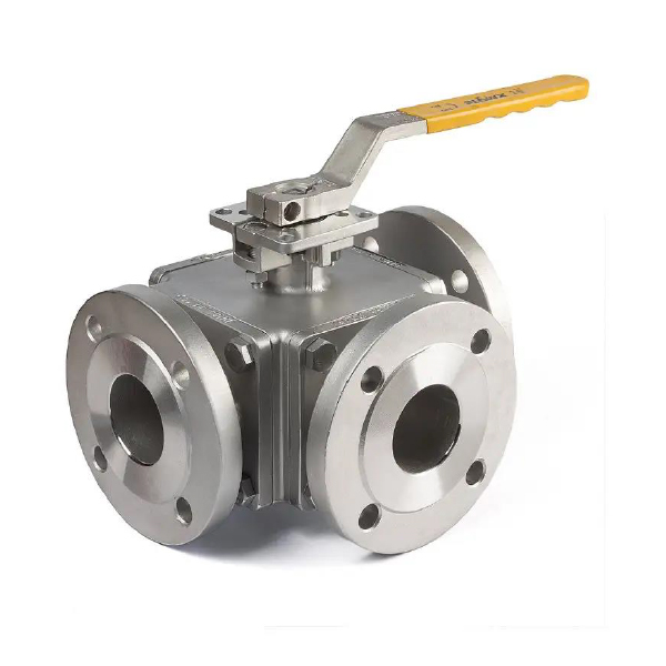 3-Way Flange Ball Valve